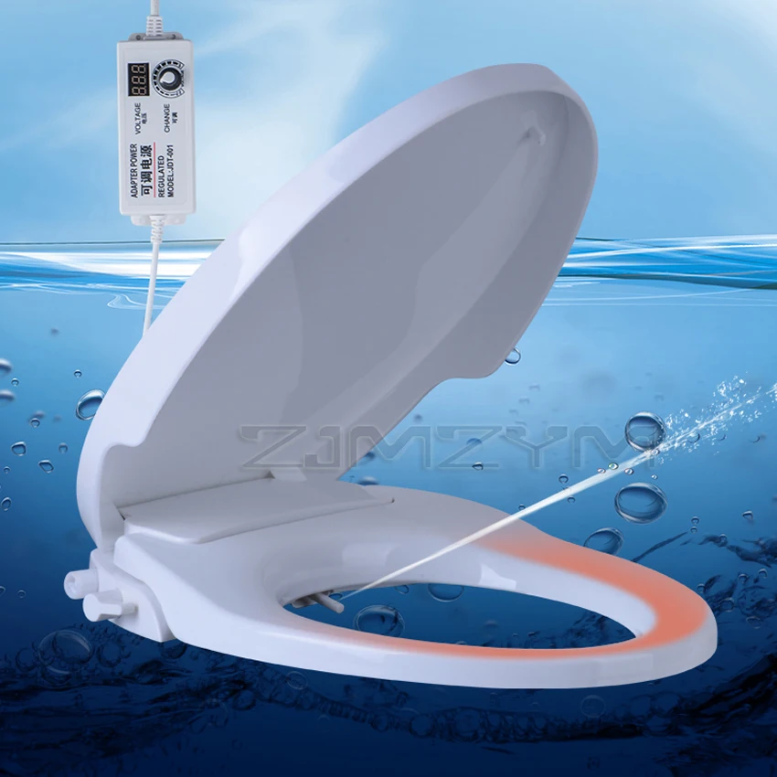 

T605 Bidet Heating U/V Type toilet cover seat slow close PP Material Female Washing Self-cleaning nozzles wc lid 110V-220V