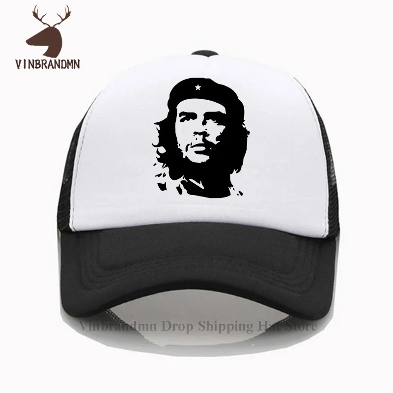 New summer Che Guevara Hero unisex Bucket hat High Quality Printed Cotton Outdoor visor sun hat Hipster Pattern Baseball cap