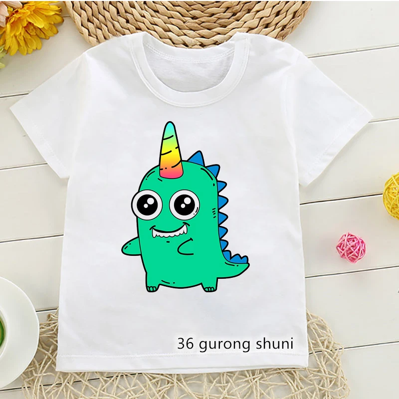 Camiseta infantil algodón con estampado donuts niño verano - imagen 4