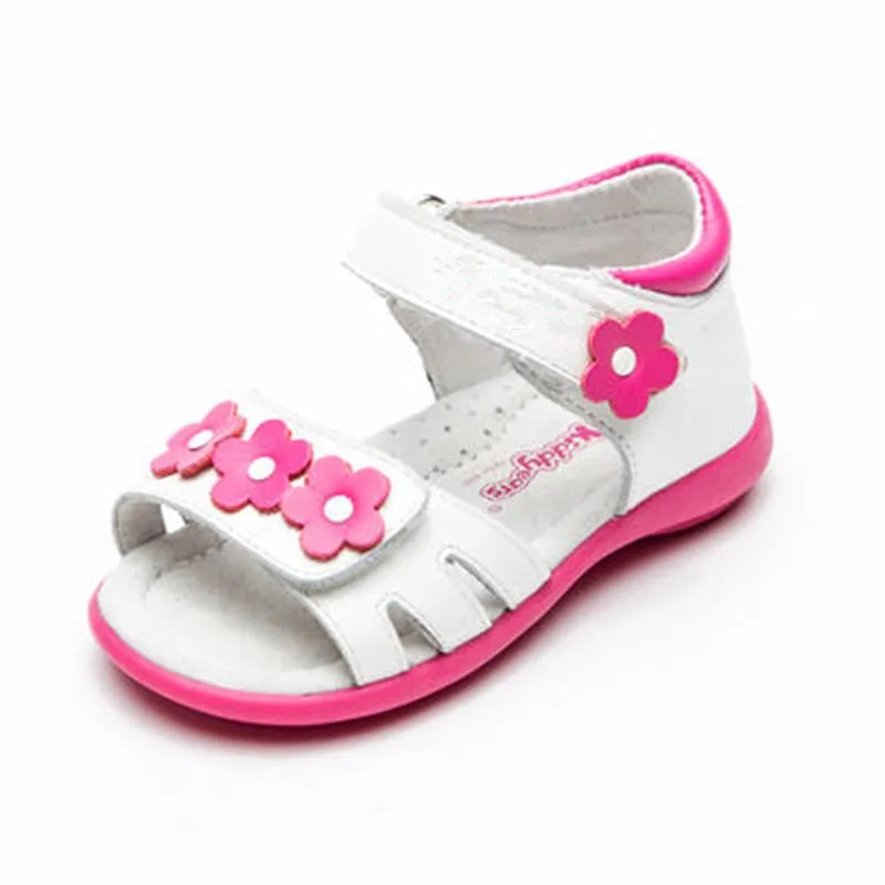 Super Quality  1pair white girl Orthopedic Genuine Leather NEW Children Sandals, Kids Baby Soft Sole Shoes