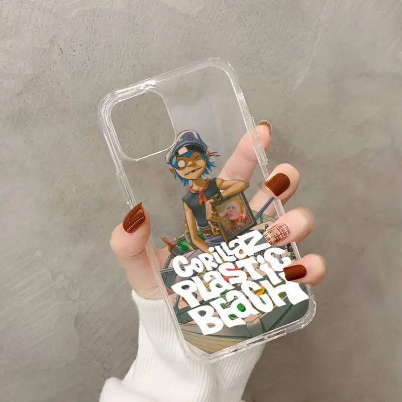 Gorillaz Phone Case for iPhone 11 12 13 mini pro XS MAX 8 7 6 6S Plus X 5S SE 2020 XR case