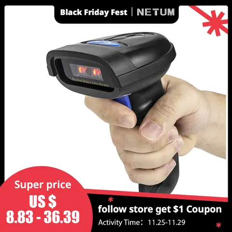 Wireless Barcode Scanner NT-1698W NETUM