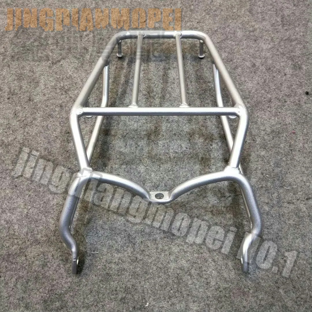 Rear Carrier Cargo Luggage Rack Passenger Grab For SUZUKI TU250 GB TU250G TU250GB Grass Tracker Bigboy Black Silver Chrome