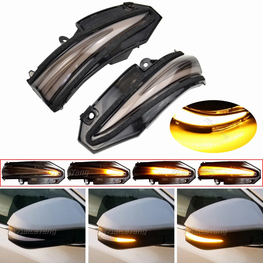 Car LED Dynamic Turn Signal Light For Toyota Noah R80 Voxy RAV4 Highlander 4Runner Side Wing Mirror Flasher Indicator Blinker