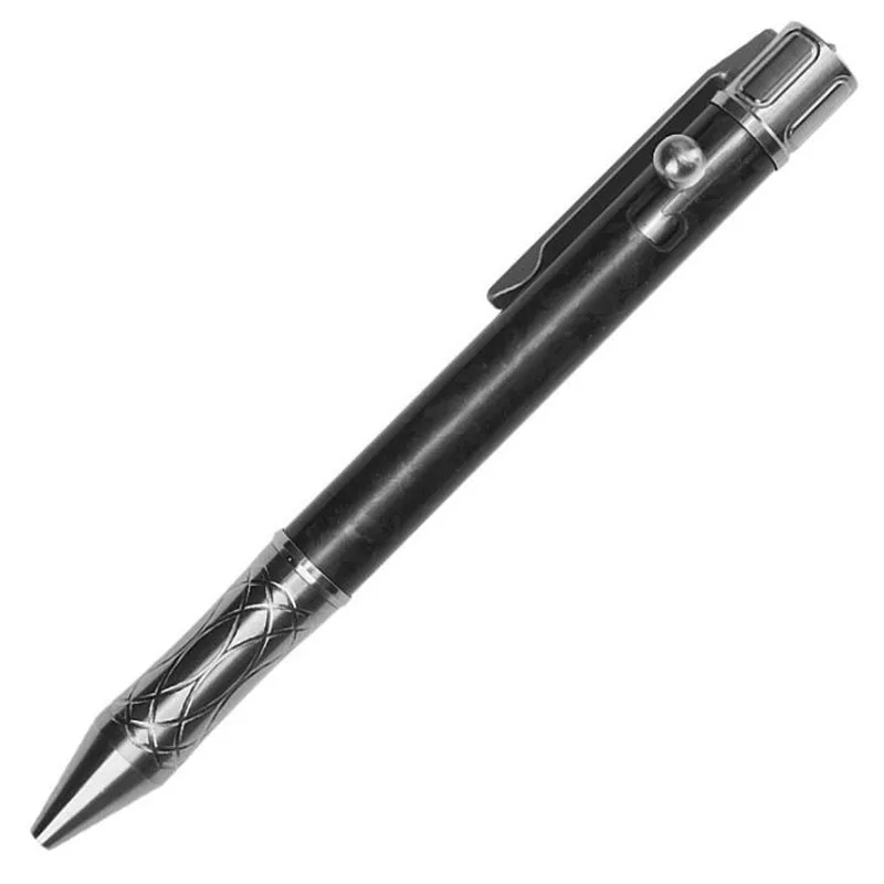 TC4 Titanium Alloy Writing pen Business Office ball pen Carbon Fibre Tactical Pen Multi-function EDC Portable Tool Outdoor