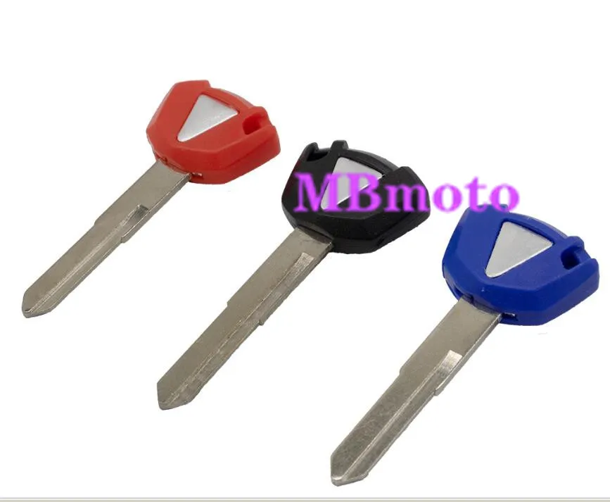 Motorcycle Uncut Blade Magnet Key For  Kawasaki Ninja ZX6R ZX10R ZZR400 Z750 Z800 Z1000 VERSYS ER6N ER6F ER6R can put the chip