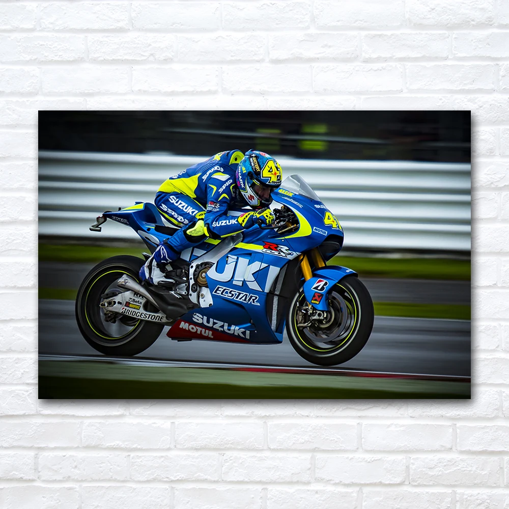 Modern Aesthetic Wall Art 1 Piece Canvas Painting Suzuki GSX RR Racing Bike Poster Prints Picture Room Decor