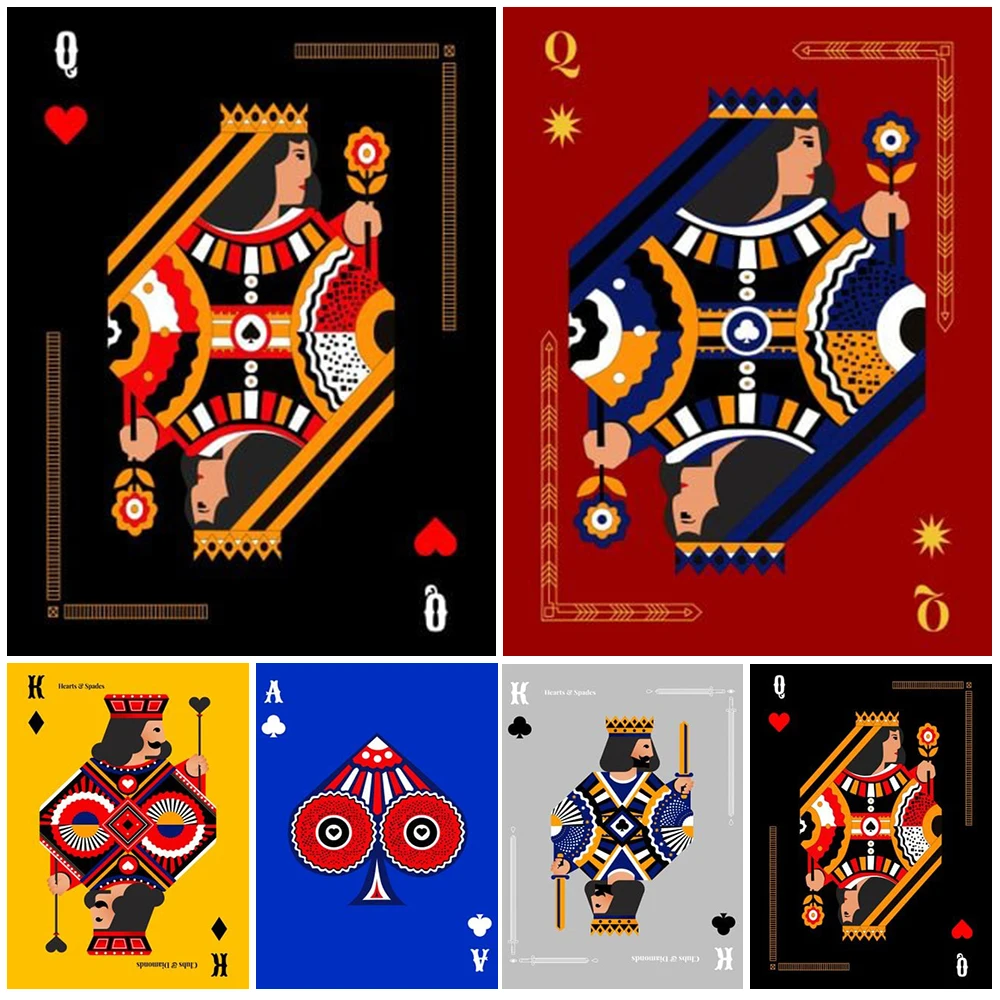 cartas-de-jogo-de-poquer-coloridas-queen-king-fotos-de-parede-para-sala-de-estar-poster-nordico-abstrato-arte-de-parede-pintura-em-tela-sem-moldura