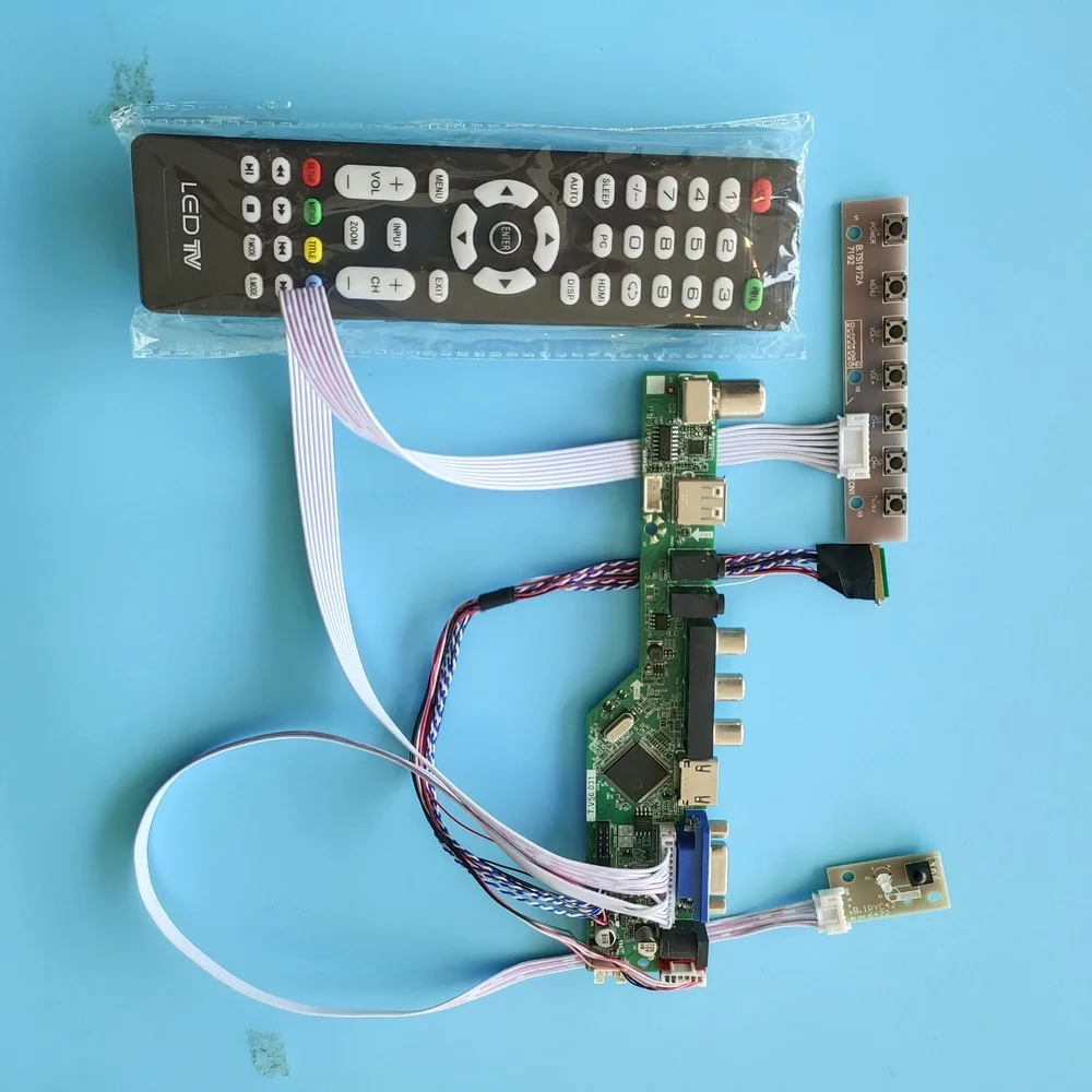 kit for LP156WH3(TL)(T1) LP156WH3 Controller board  1366X768 TV AV 40pin remote VGA LCD LED HDMI-compatible Screen panel 15.6