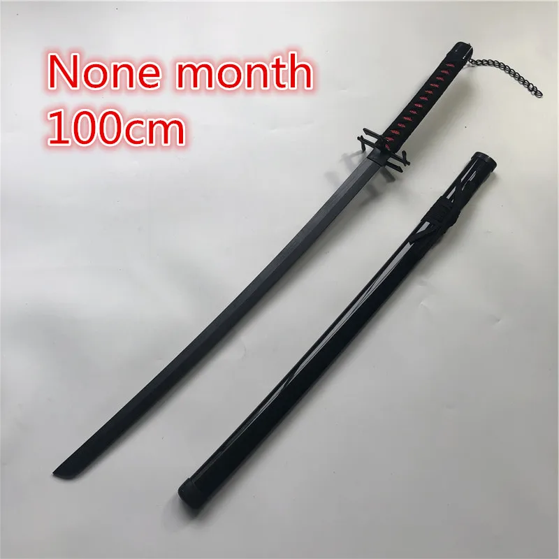 1:1 Cosplay  Kurosaki ichigo sword Prop none Moon Sword Role cosplay  Wood Sword Weapon 100cm