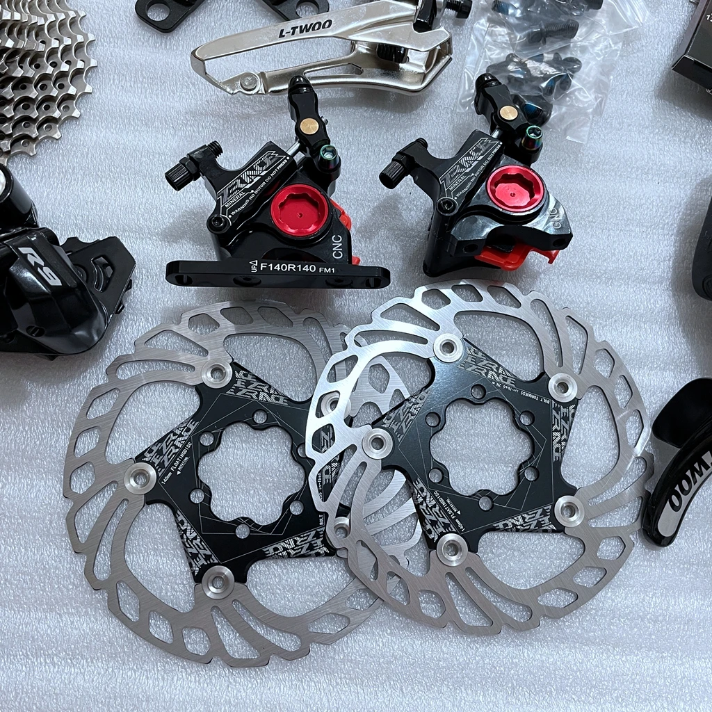 LTWOO R9 + ZRACE Crank Hydraulic Disc Brake Cassette Chain 2x11 Speed, 22s Road Groupset, for Road bike Bicycle 5800, R7000