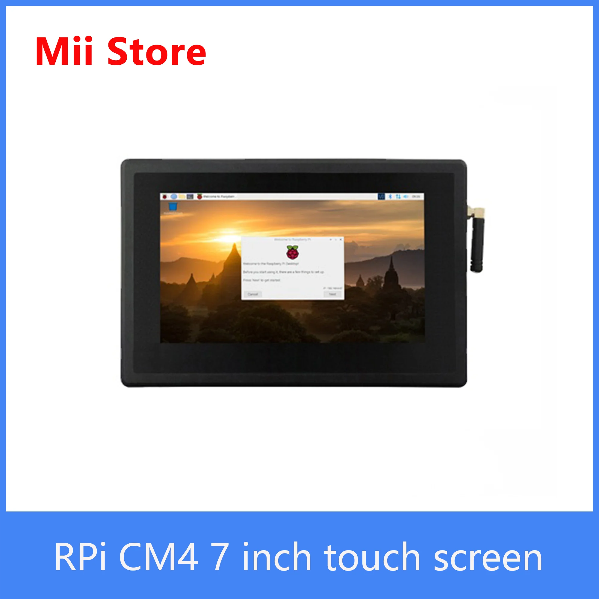 Raspberry Pi CM4 computing module 7 inch touch screen 1024*600 4G ZIGBEE RS485 CM4 module touch screen