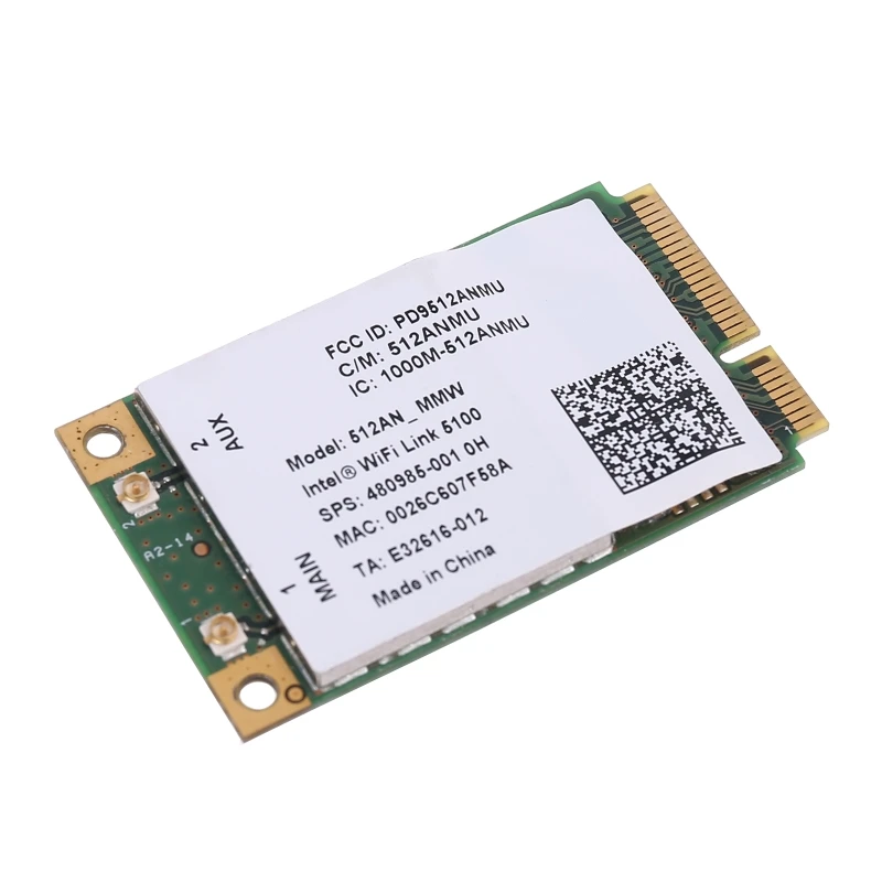 WiFi Link 5100 AGN 300M Drahtlose Karte 2,4G & 5G Dual Band Mini PCI-E Interface Web Karte für CQ40 CQ45 6520S 6530S 8730W 6930P