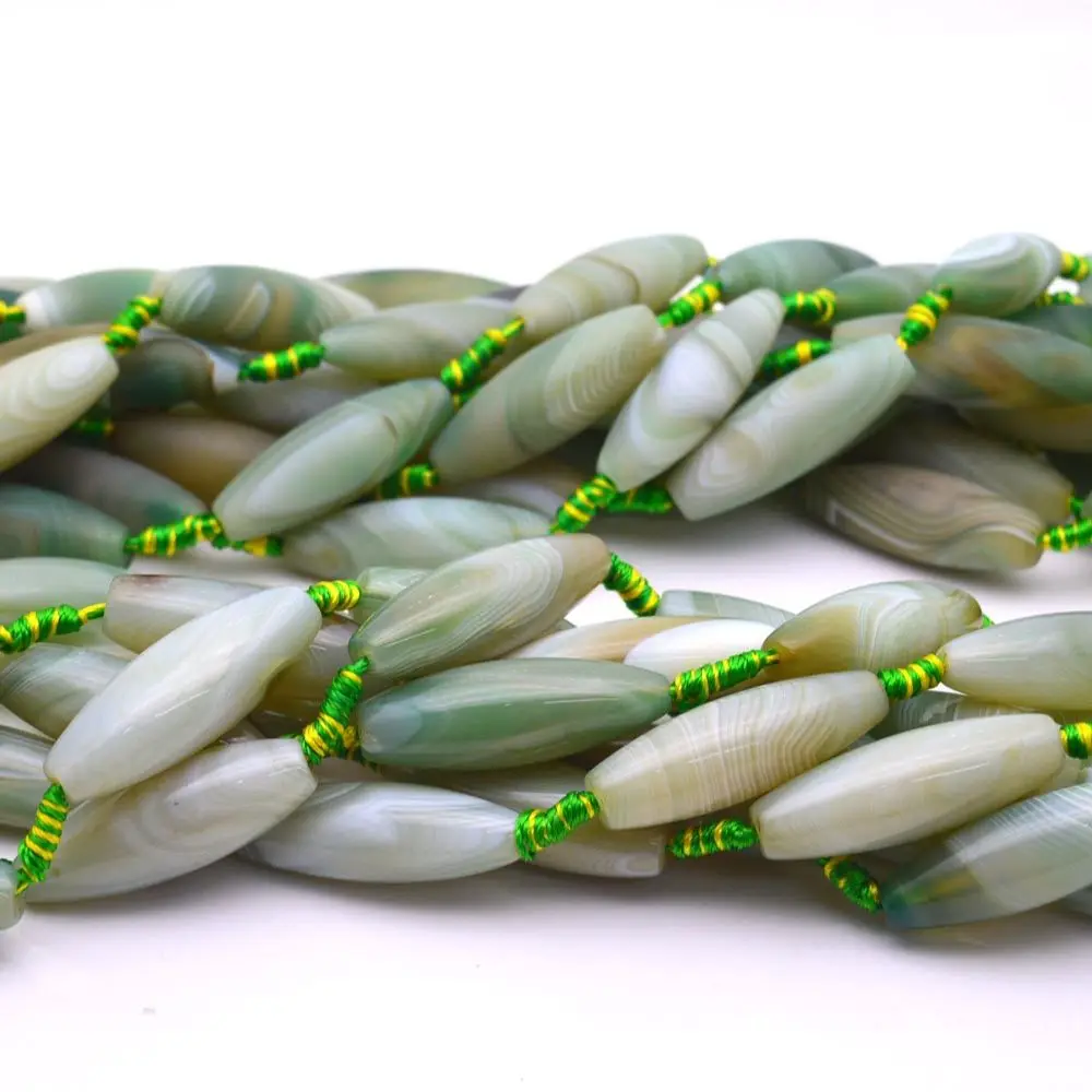 

Natural Stone Green Big Agate Stone Measle Matte Beads Beaded 15'' Strand For DIY Jewelry Making Bracelet Accessories