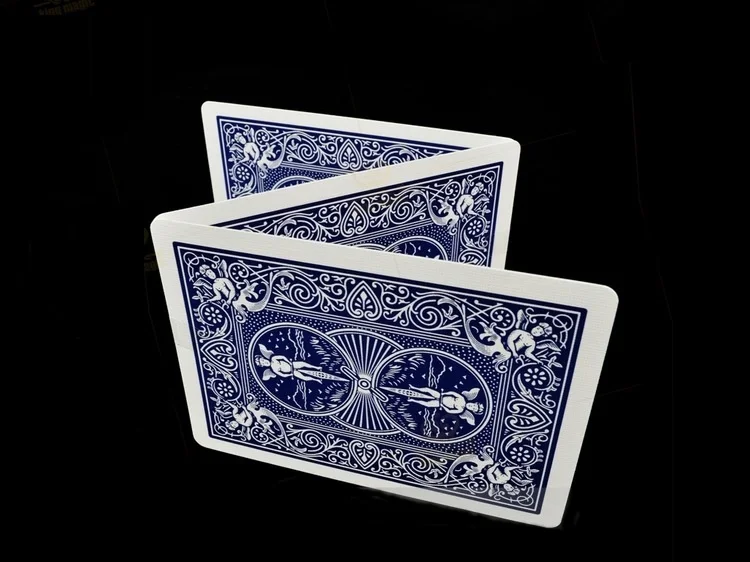 1 deck bicicleta duplo vermelho/azul voltar sem rosto jogando cartas gaff cartões mágicos adereços especiais perto de truques mágicos para o mágico