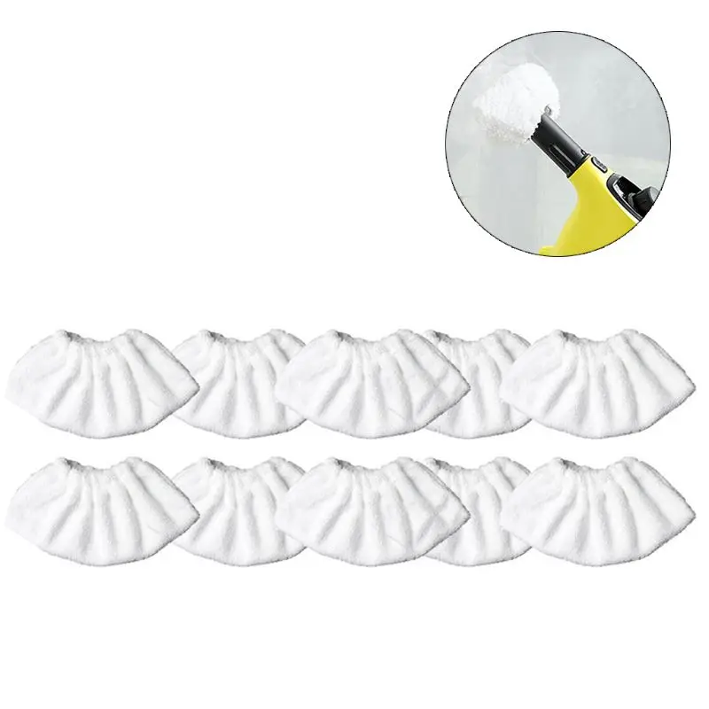 10 Pcs Brush Head Cover Cover for KARCHER SC2 SC3 SC4 SC5 Steam Cleaner Accessor 