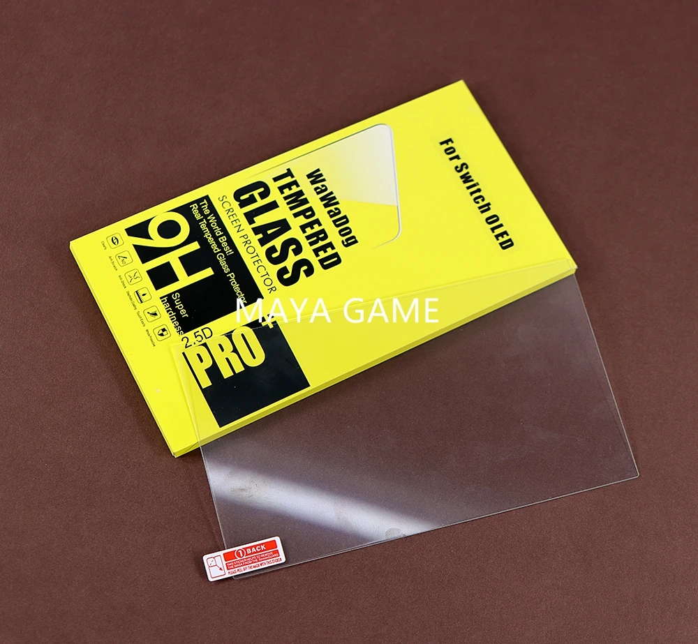 Protector de pantalla OLED para Nintendo Switch, cristal templado 9H HD, película protectora