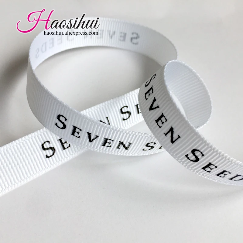 1/2\'\'(13mm) Grosgrain Ribbon Personalized Printed for Party Wedding Baby Shower Favor 100 yards/lot