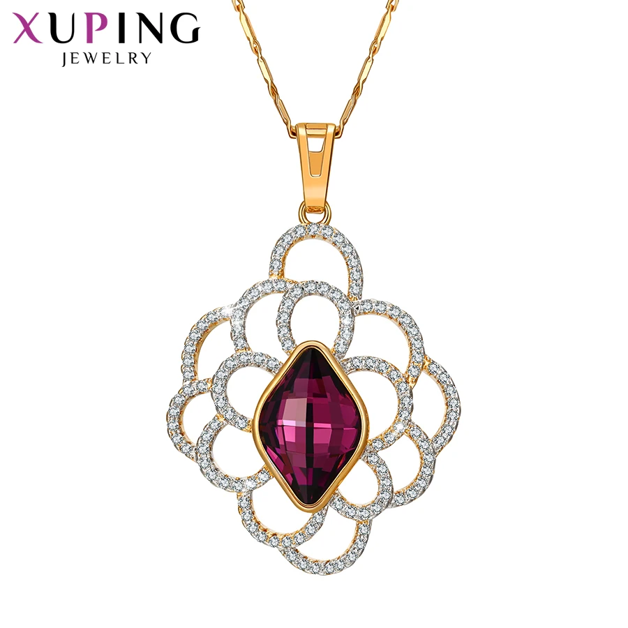 Xuping Jewelry Fashion Crystals Necklaces for Woman  Anniversary Wedding Party Gifts 40264