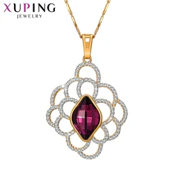 Xuping Jewelry Fashion Crystals Necklaces for Woman Anniversary Wedding Party Gifts 40264