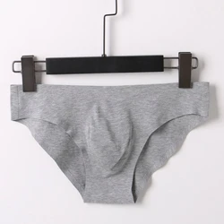 Sexy Men Briefs Underwear Mens Modal Underwear Seamless U Conve Pouch Underpants Breathable Confortable Low Waist Male Panties