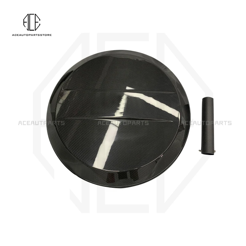 High Quality For Benz G Class W464 W463 Carbon Fiber Tire Cover For G wagon G500 G63 B Style Body Kit Rear Spare Tire Cover