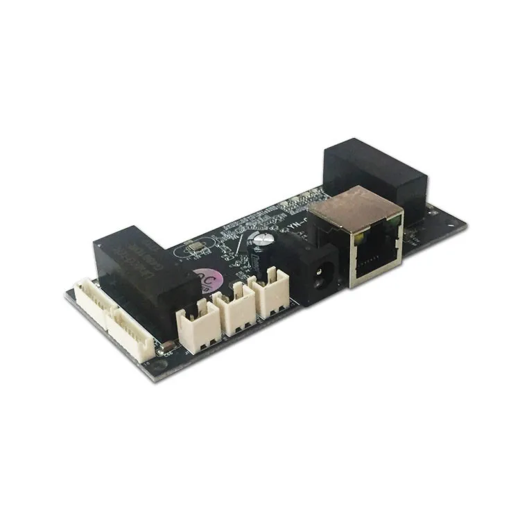 Módulo de interruptor Ethernet Industrial de 10/100/1000mbps, placa PCBA de 4 puertos OEM, puertos de detección automática, placa base OEM