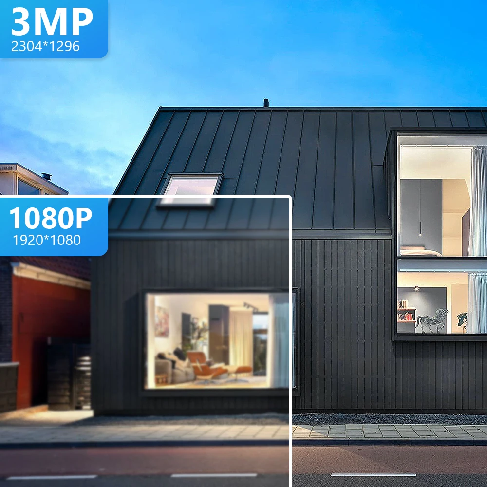 New 3MP IP Camera Smart Tracking 1536P Wireless Two Way Audio PTZ Outdoor Waterproof Video Surveillance CCTV Security Camera