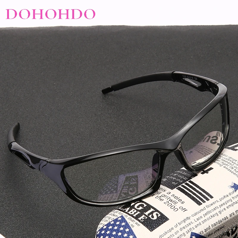 DOHOHDO Anti Blue Light Glasses Frame Men Women 2022 New Clear Lens Computer Gaming Eyeglasses Black Sport Eyewear Oculos Uv400