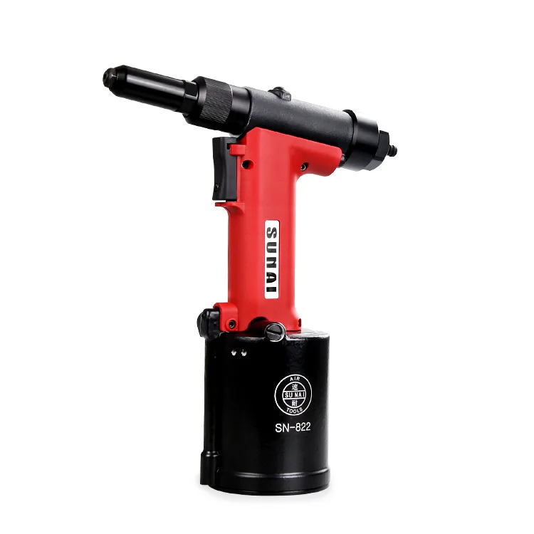 SN-822 Pneumatik Blind Rivet Gun Heavy Duty Air Hidrolik Riveter-Profesional Pop Pneumatic Memukau Pistol Rivet Alat