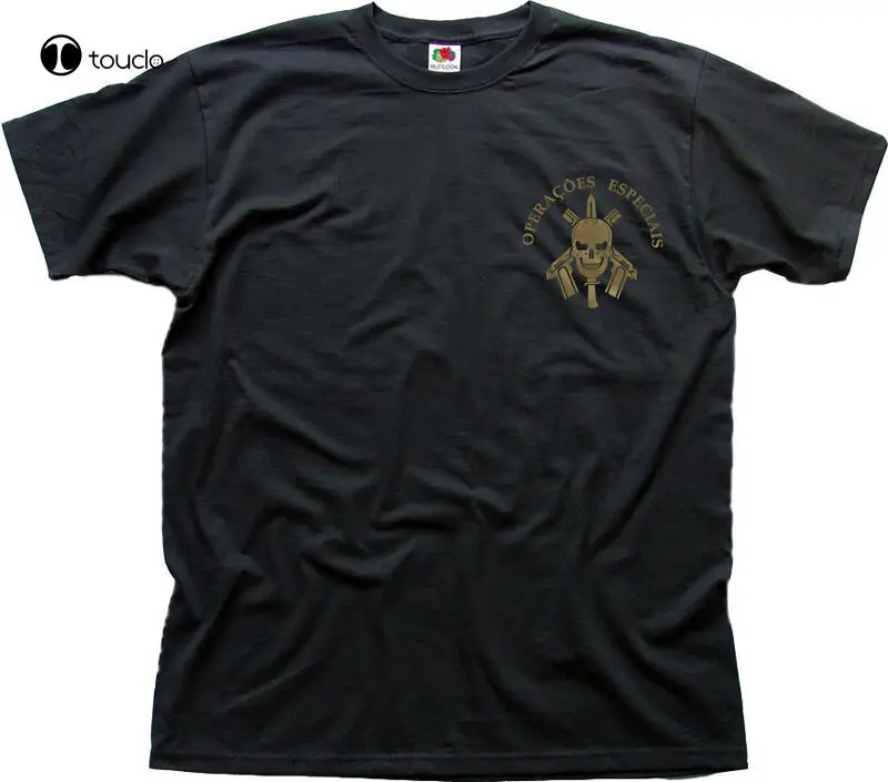 Bope Tropa De Elite Battalion Black Cotton T-Shirt