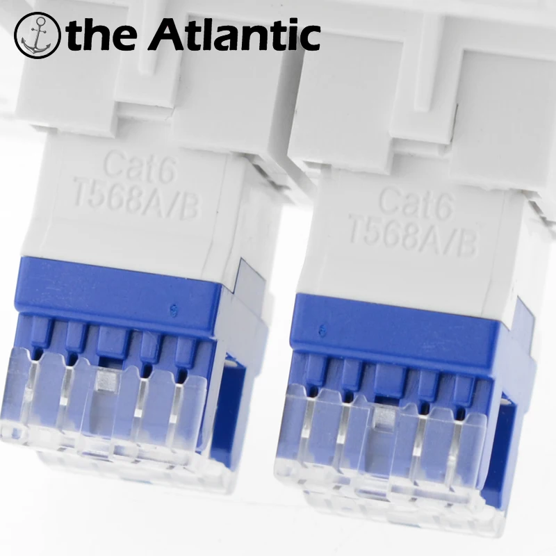 Cat6 Rj45壁ソケットインターネットCAT6出口データ1 2 3 4ポートコンピュータソケットRJ45インターネットコンピュータジャック · ホワイトプラスチックパネル