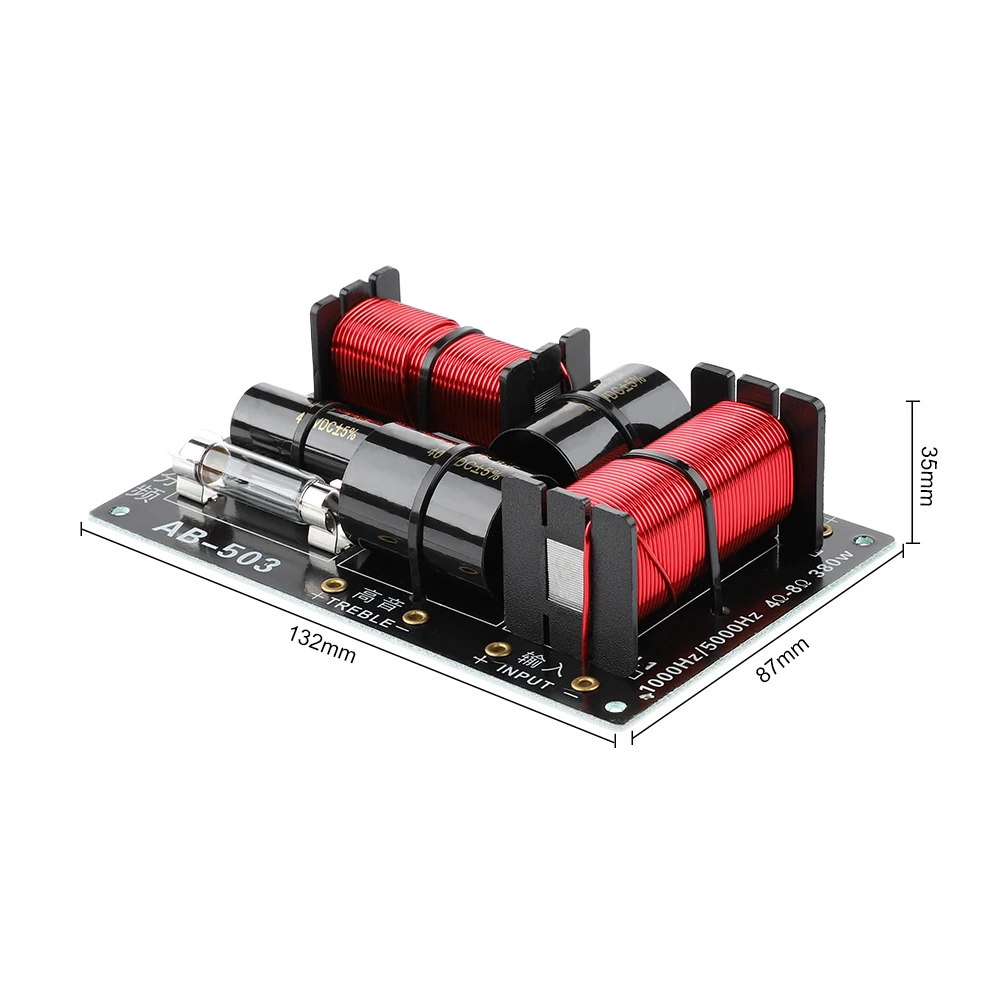 AIYIMA 380W 3 Way Hifi เสียงแหลม Midrange Bass Frequency Divider มืออาชีพสเตอริโอครอสโอเวอร์ตัวกรองสำหรับ4-8ลำโพงโอห์ม