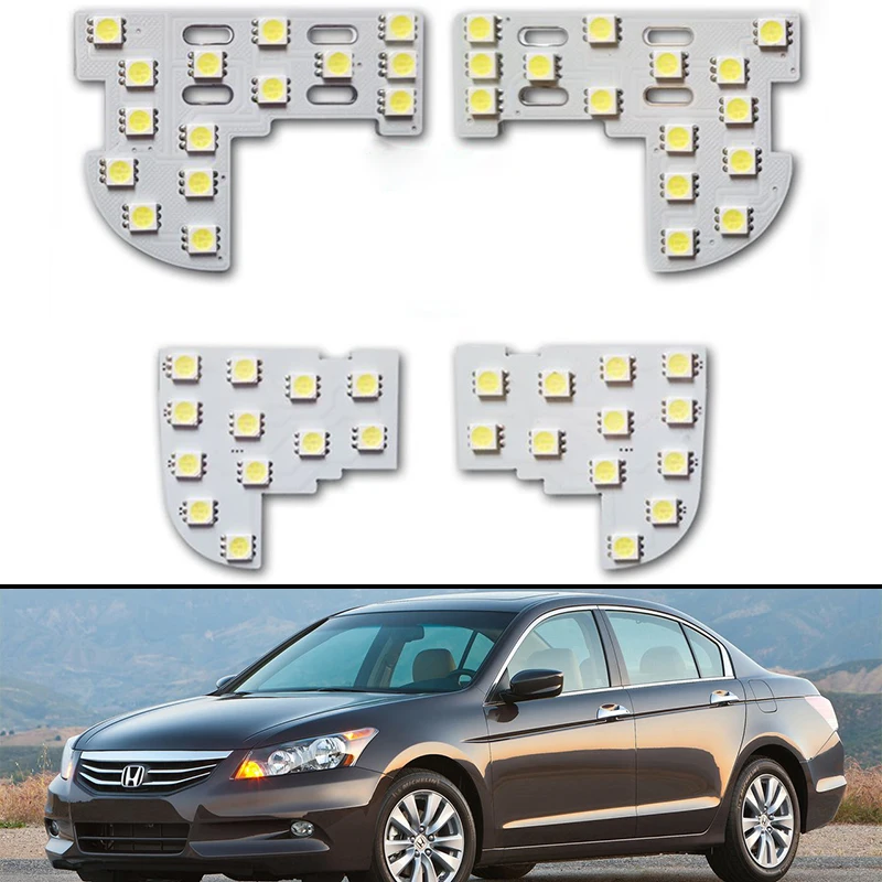 

for Honda Accord 8 Crosstour 2008 2009 2010 2011 2012 Interior Lights Dome Map Room Roof LED Lamps Reading Light Trunk Car Lamp