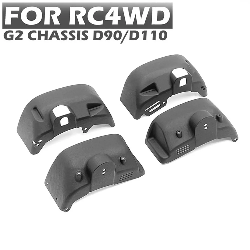 4pcs/set Wheel Cover for RC4WD D90/110 Body Shell & G2 Chassis Frame RC Car Modification Part