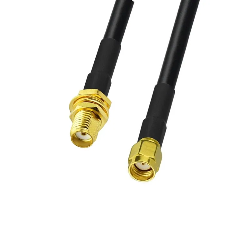 SMA Stecker auf SMA Stecker RG58 Koaxialkabel 1M 3M 5M 10M 20M SMA Stecker 3G 4G WiFi Antenne Verlängerung Kabel Stecker Adapter Pigtail – Detail 7