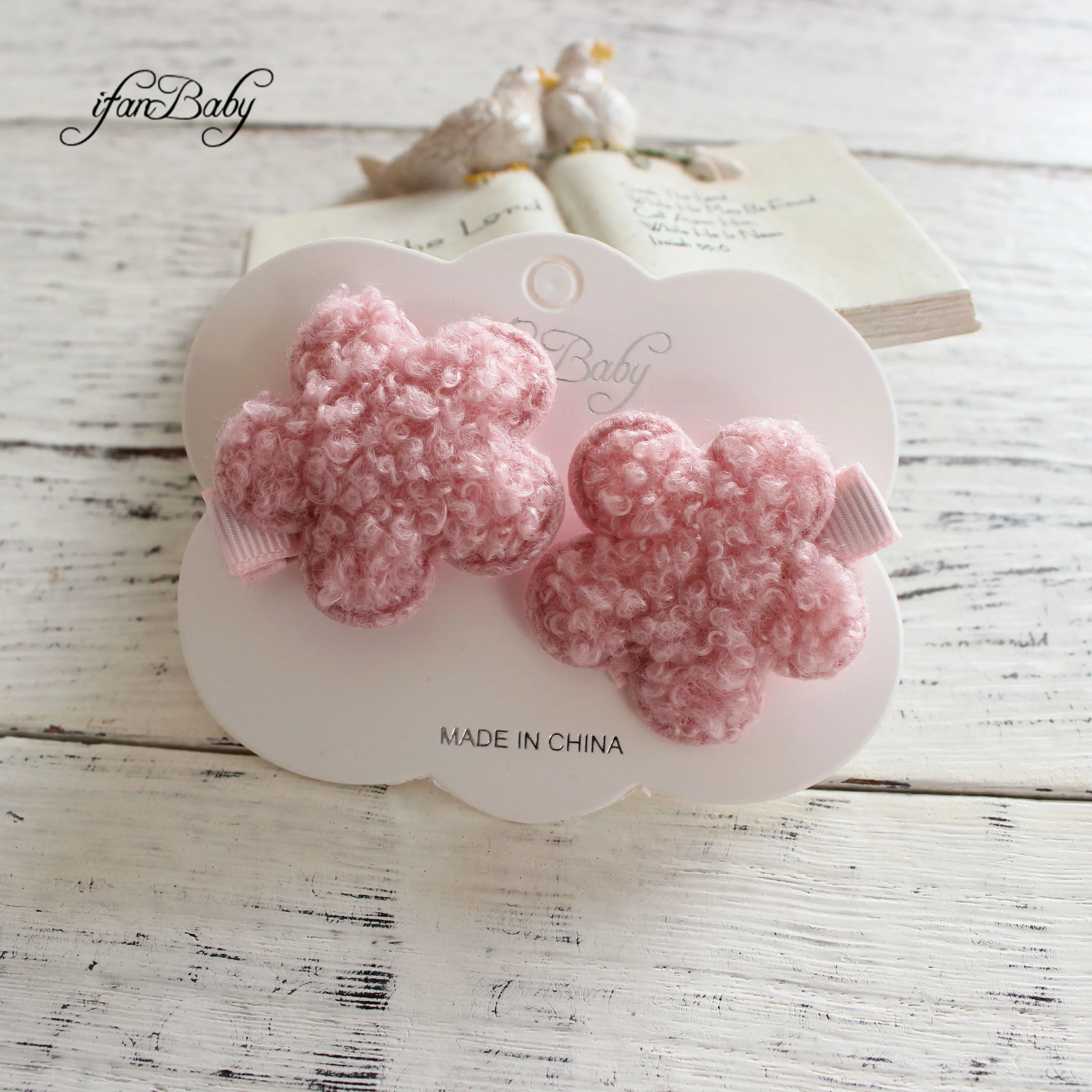 Leuke Kinderen Meisje Bloem Haar Clips Haaraccessoires