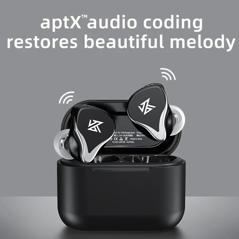 KZ Z3 TWS Bluetooth-Tai Nghe Dùng Loại-C Box Sạc Không Dây HIFI Điều Khiển Cảm Ứng Loại Bỏ Tiếng Ồn Tai Nghe Nhét Tai Tai Nghe