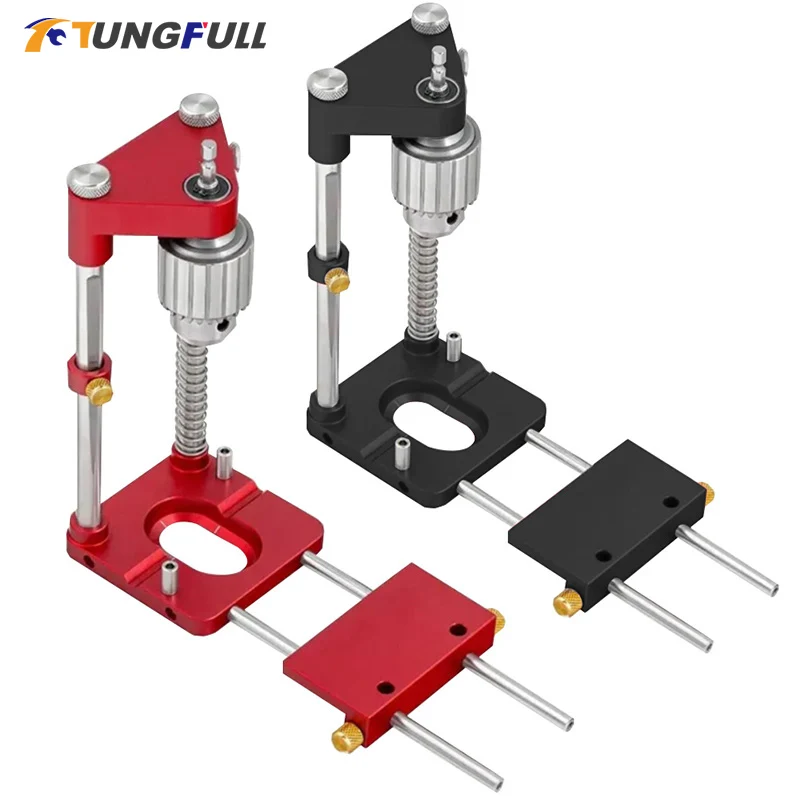 2024 Localizzatore di punte per la lavorazione del legno Localizzatore di punzoni regolabile Guida per trapano per fori Strumento guida per modelli