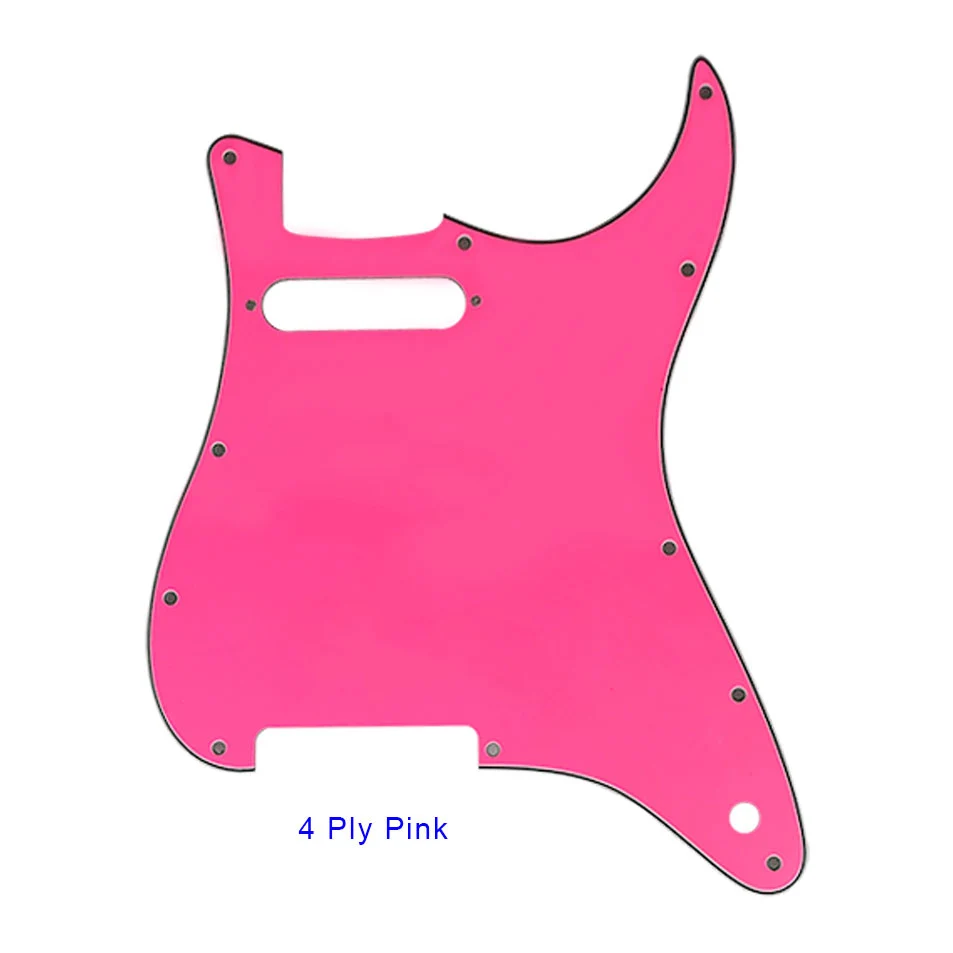 Xin Yue Pickguard per chitarra personalizzato-per USA Fd Strat 72 \'11 foro per vite St un singolo Pickup sulla piastra antigraffio del collo