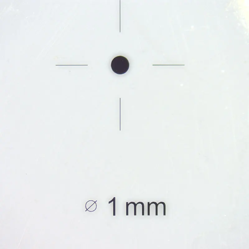 Cross Dot Min 0.01mm Glass Microscope Stage Micrometer Calibration Slide with Scales