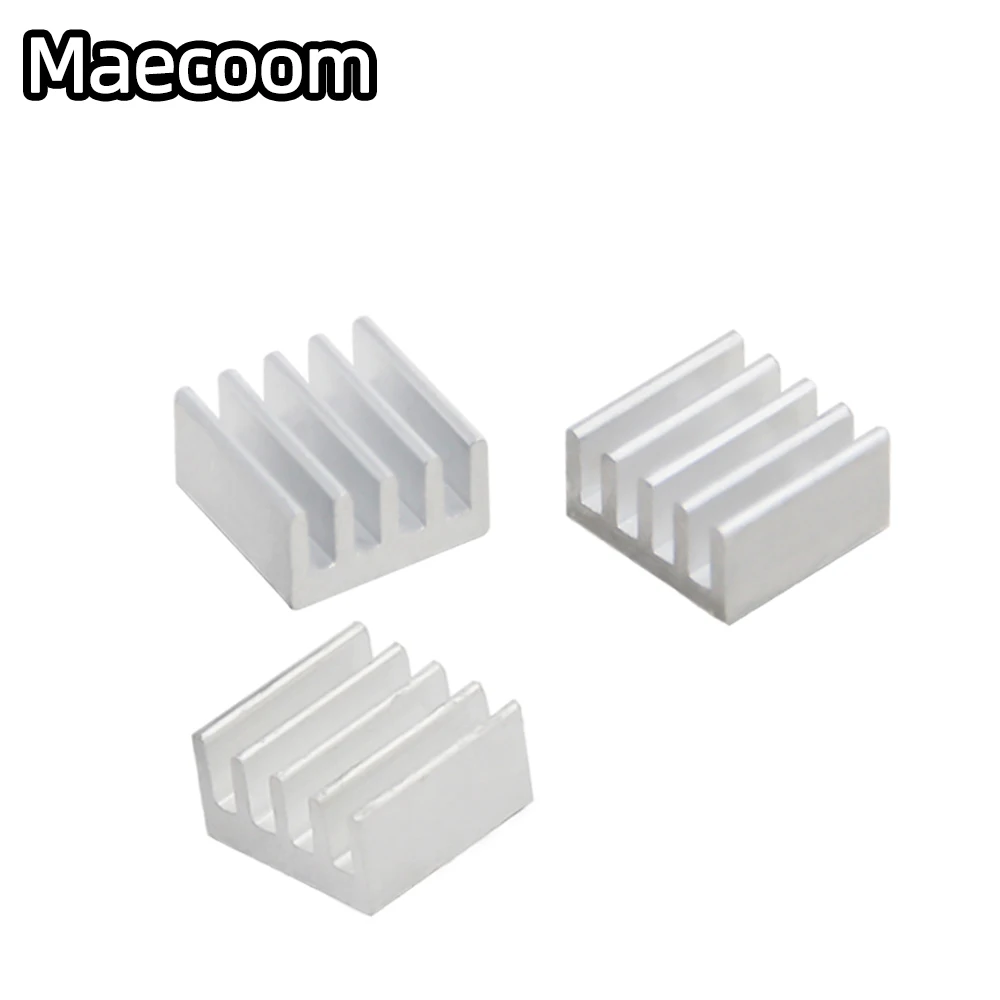 10Pcs Mini Klebstoff Aluminium Kühler Kühlkörper A4988 Kühlkörper 9x9x5mm Kühler Für 3D drucker Schrittmotor Fahrer VGA RAM LED IC