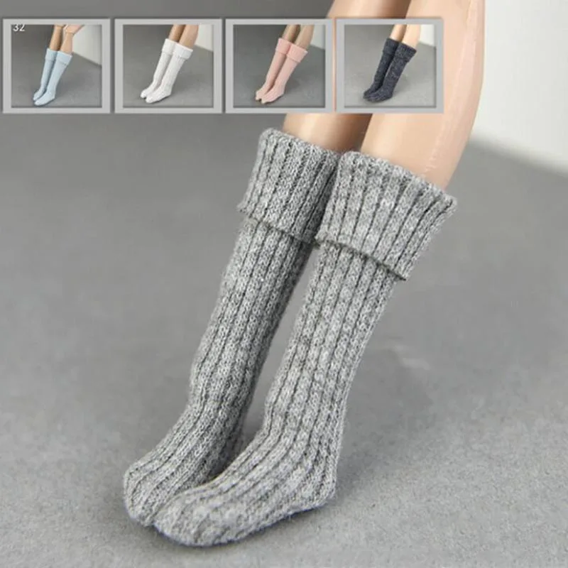 HOUZIWA Blyth Doll Accessories Candy Color Socks For Azone,Kurhn,Licca,barbes 1/6 Dolls