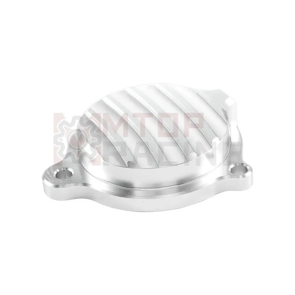 Oil Filter Top Cap Lid Oil Tank Cover For Yamaha SR250 SR400 SR500 2J2-13447-00-00 Silver