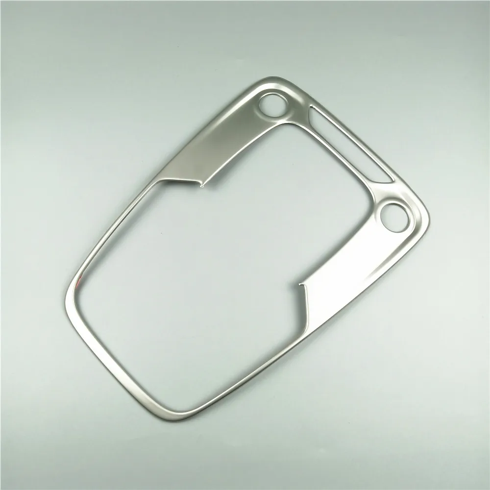 Car Roof Reading Lamp Frame Decoration Cover Trim For Audi A6 C8 2019 Stainless Steel Front Dome Light Trim Decals
