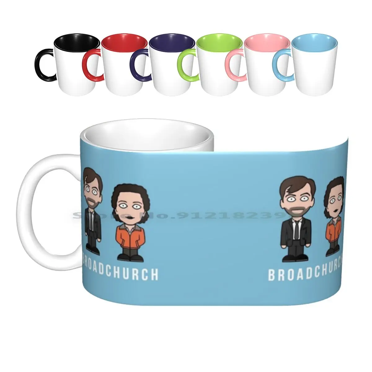 Hardy And Miller From Ceramic Mugs Coffee Cups Milk Tea Mug David Tennant Olivia Colman Alec Hardy