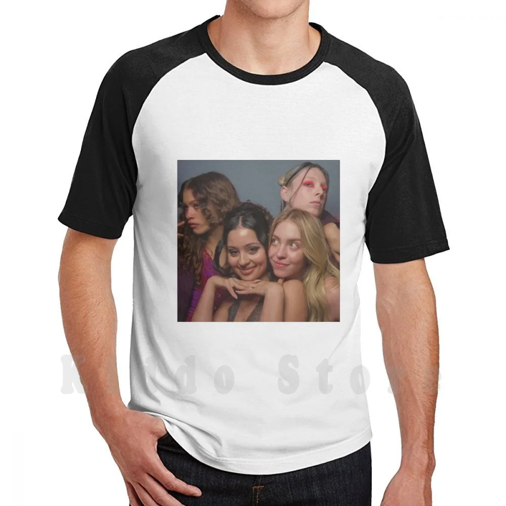T-shirt Euphoria Girls-Euphoria Cast, grande taille, 100% coton, Zendaya Euphoria Hbo Rue Hunter Schafer Euphoria Hbo Jules Vaughn