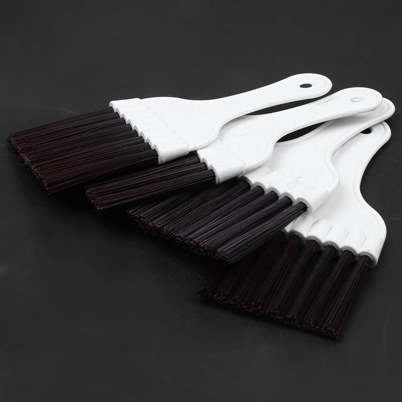 4 Packs Air Conditioner Condenser Fin Cleaning Brush Refrigerator Coil Cleaning Whisk Brush Small Plastic Whisk Brush
