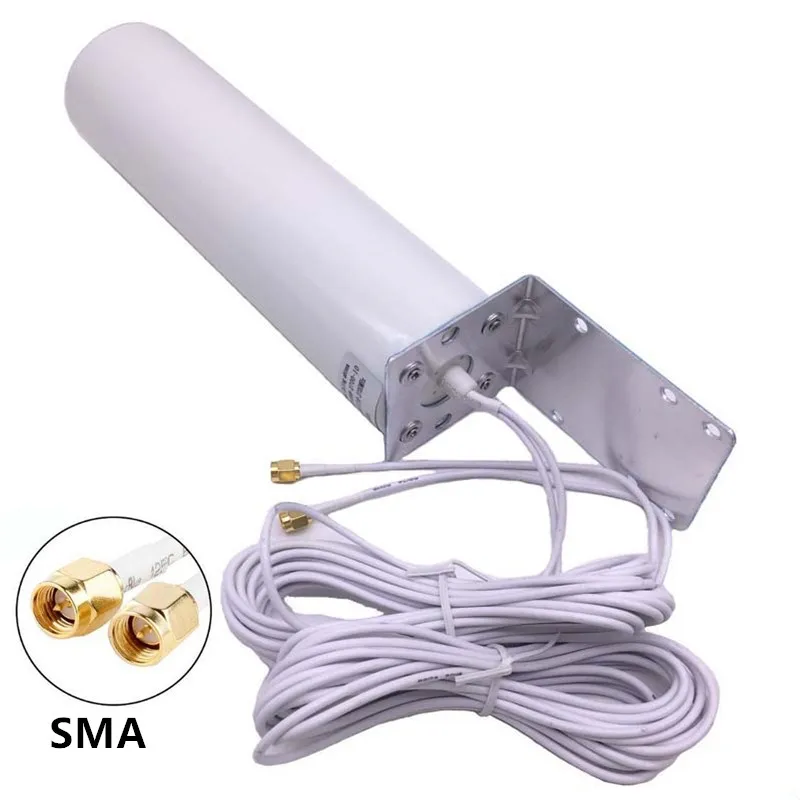 PAYEN New Antenna Dual 10 Meters Cable 3G 4G LTE Router Modem Aerial External Antenna Dual SMA TS9 CRC9 Connector