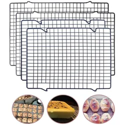 25.5x27.5CM Metal Baking Cooling Rack Net Nonstick Square Wire Sheet Cookie Pan Biscuits Bread Drying Stand Kitchen Accessories